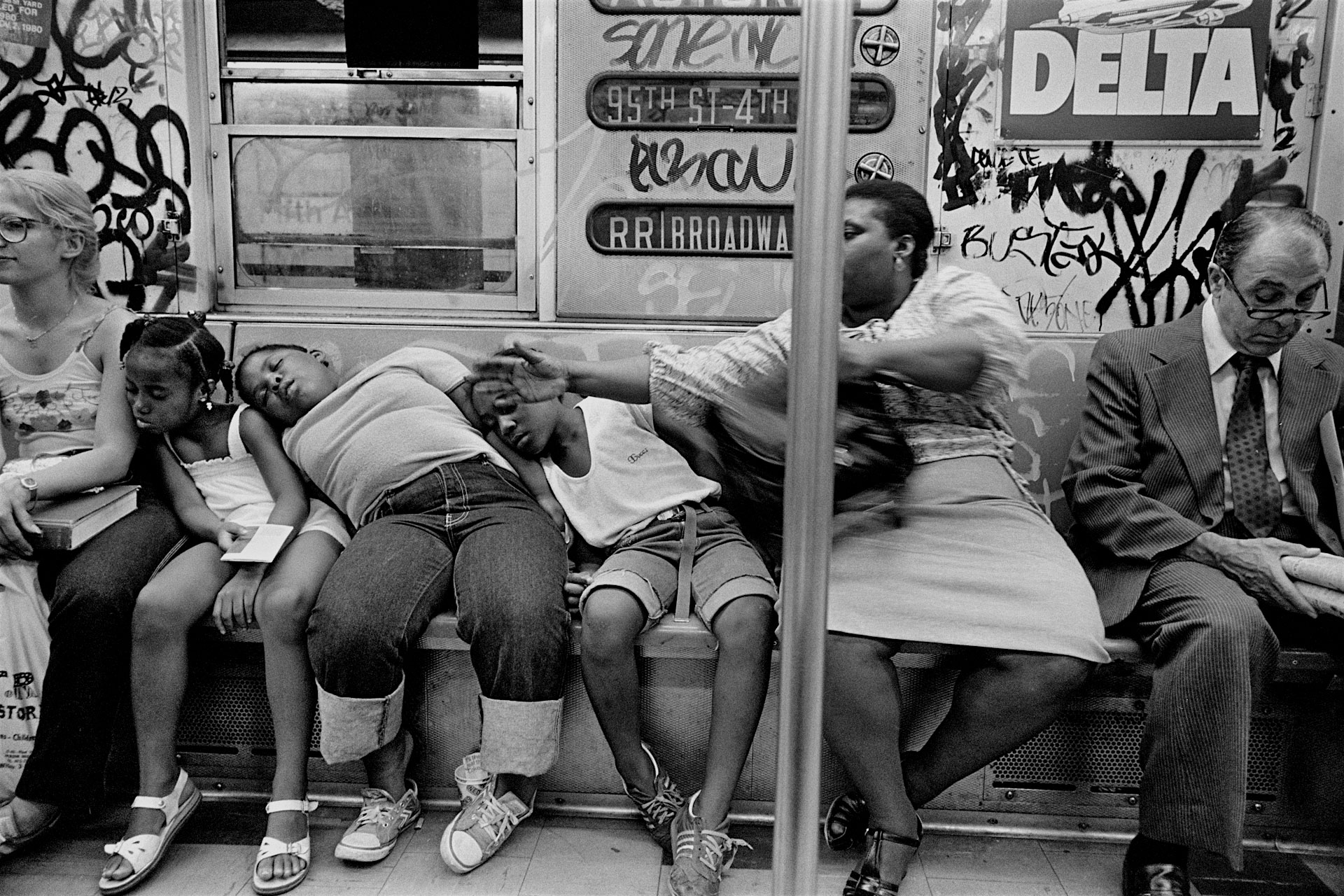 RR Train, NYC 1982. © Richard Sandler
